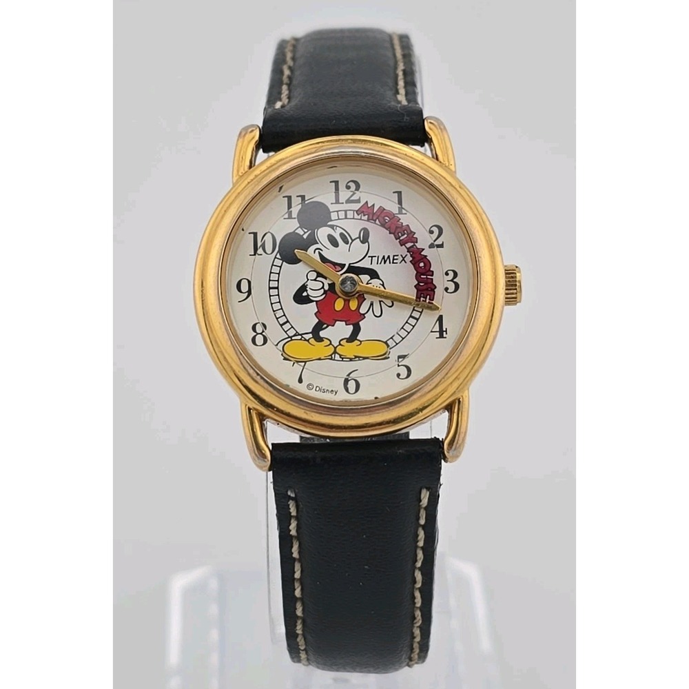 Vtg 90's Timex Mickey Mouse Unlimited Disney Ladies 26mm Watch - New Battery